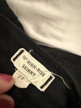 Madewell Black Slim Jeans